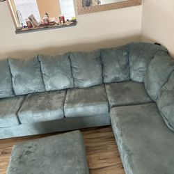 Ashley Furniture Sectional And Ottoman must Go ASAP