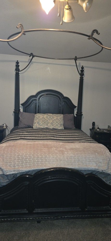 Beautiful Imperfect Black Bedroom Set