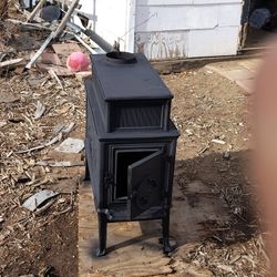 Old Cast Iron Wood Stove