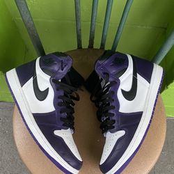 Air Jordan 1s Purple Court 