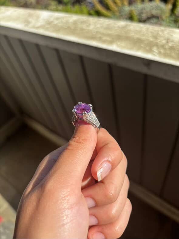 YAEL 18kt White Gold Ring, no Papers, Send Offer Or Trade