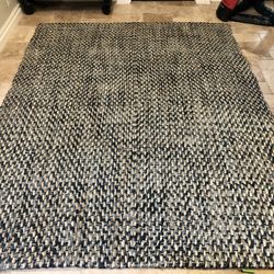 100% JUTE RUG 8x10  Hand Made