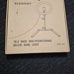 elegant 10.2 " multifunctional selfie ring light 