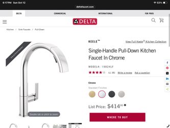 Delta Kitchen Sink Faucet