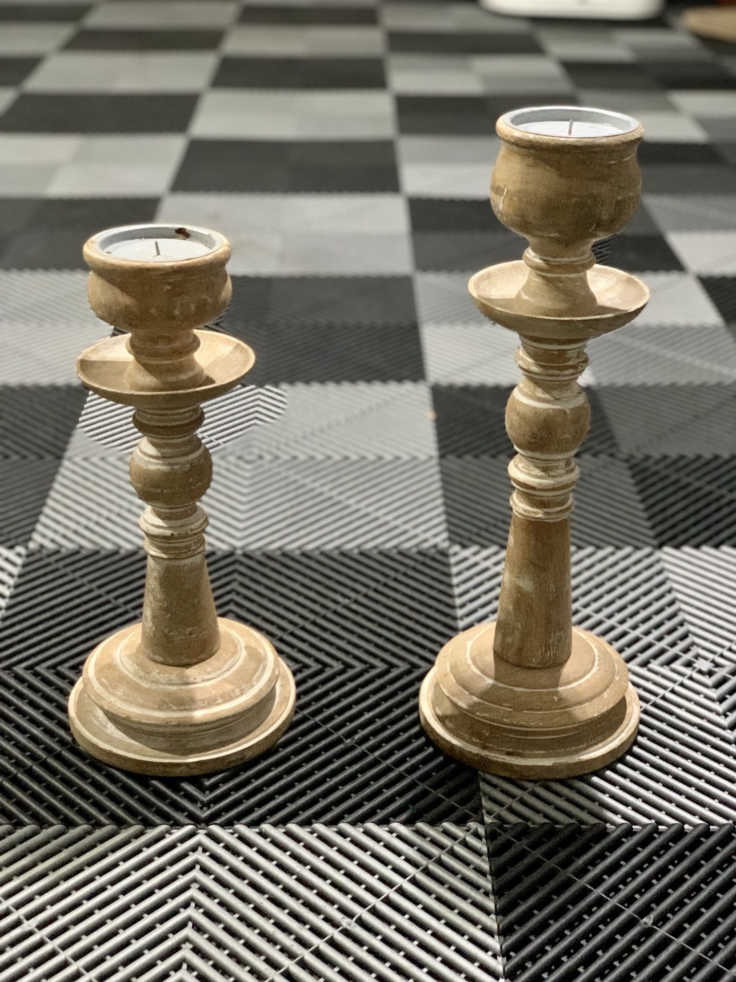 Kirkland-Wooden Candle Set