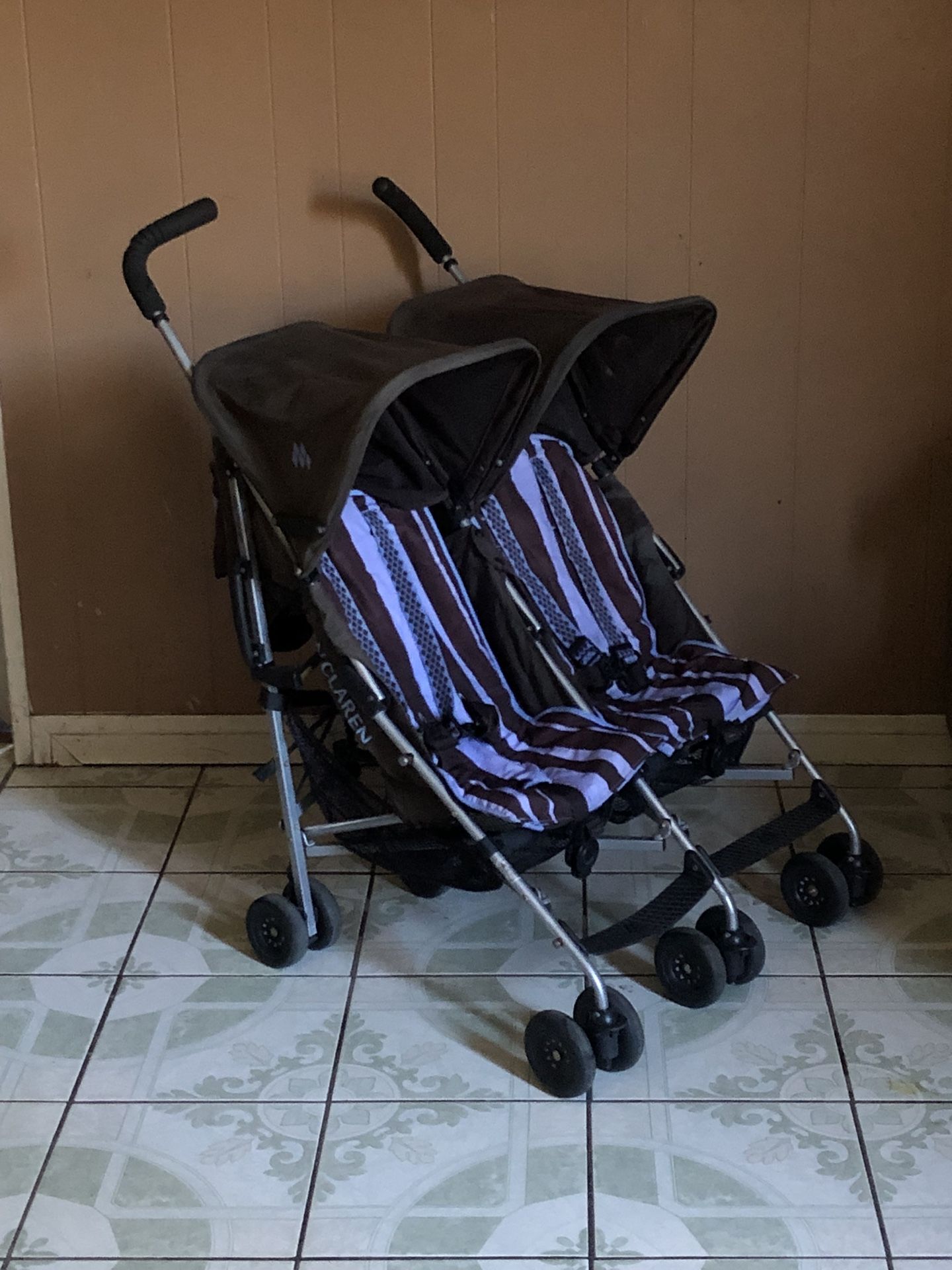 MACLAREN DOUBLE STROLLER!!!