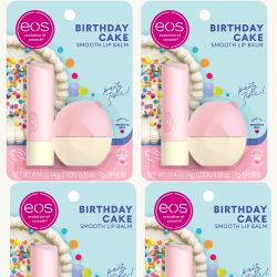 eos Birthday Cake Lip Balm Stick - 0.39oz