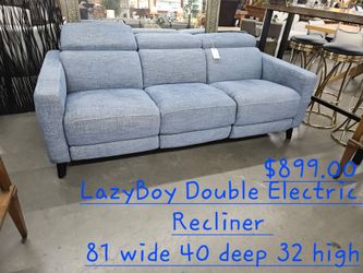 Sofa Dbl Electric Recliner We are located at 2811 East Bell road. Another Time Around Furniture.