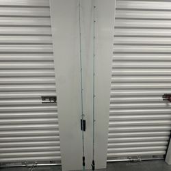  (Set of 2 )Lew's XI70MA & XI70MSA 7 ft Medium Moderate Fishing Rod Gray/Blue 