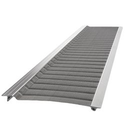 196’ of gutter leaf guard stainless mesh
