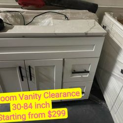Bathroom Vanity Clearance,30-84 inch