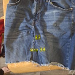 Jean Shorts Size 38