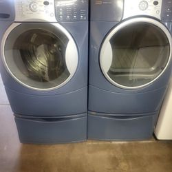 Washer And Dryer Electric Kenmore Elite He4t Super Capacity Plus Whit Warranty 550