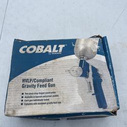 Gravity Fed Paint Sprayer Cobalt Spray Gun 