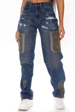 Cargo Jeans - Two Sizes Available 