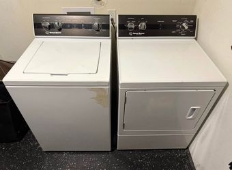Speed Queen washer and gas dryer set