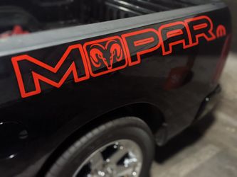 Mopar Ram Vynil Decals/Stickers 53x6 Inches/Pulgadas