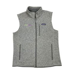 PATAGONIA BETTER SWEATER VEST LARGE L MENS GRAY FLEECE JACKET SWEATSHIRT ZIP UP