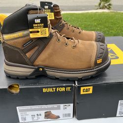 CATERPILLAR SOFT TOE BOOTS SIZE 9.5