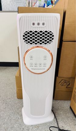White Air Cooler and Indoor Heater