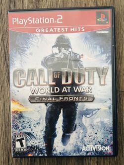 Call of Duty world at war final fronts