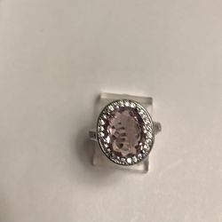 Kunzite 925 Sterling Silver Ring