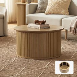 mopio Quin Round Circle coffee table