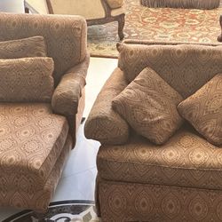 Chaise, Chair And Footrest 