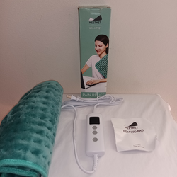 Electric Heating Pads for Back Neck Shoulder Pain Relief with Auto Shut Off & 6 Heat Settings, Moist Dry Heat Options

MEETMET electric heating pad, m