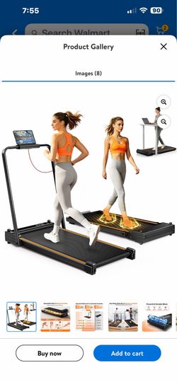 BEROCA Walking Pad with Handle Bar Compact Treadmill for Home Small 4 in 1 Portable Treadmill  3.0HP Compact Treadmill with APP, Remote Control,  MPH 
