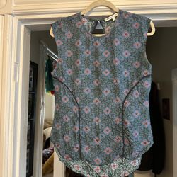 Veronica Beard Tank Top Blouse. Blue. Size 6