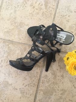 Steve Madden 7.5 m black high heels