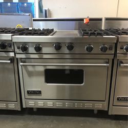 Viking 36”Wide All Gas Range Stove In Stainless Steel 