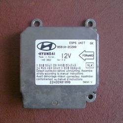 OEM Genuine Hyundai Tiburon 2003-2004 Airbag SRS ESPS Control Module Computer 95910-2C200