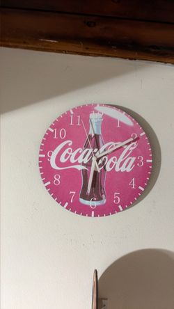 Coca-Cola clock