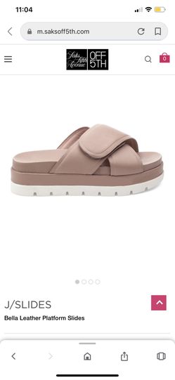 J/Slides leather platform slides