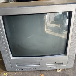 Sansui 20” CRT TV, VCR, DVD Combo Player Retro Gaming TDC2075A