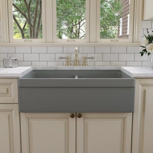 Farmhouse Apron Front Sink W/ 2 Basins