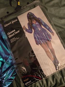 Super cute brand new womens medium ghost face dress