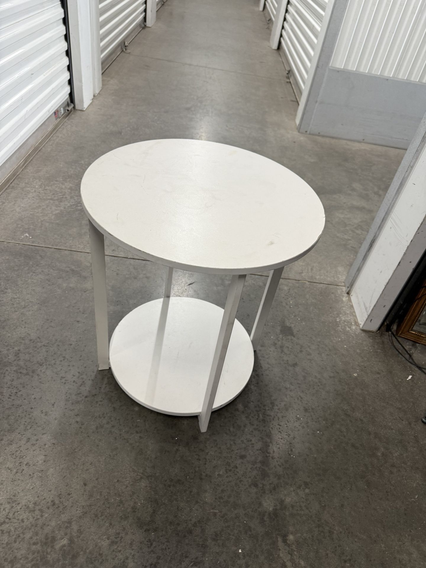 White Round Table