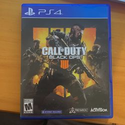 Call of duty black ops 4 PS4