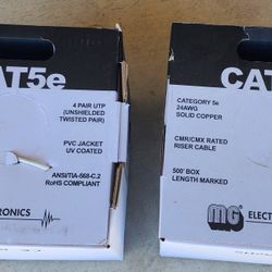 2 Boxes of CAT5 CABLE