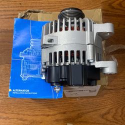 Alternator Compatible with Hyundai Sonata 2010-2013 2.4L, Kia Optima 2011-2013 2.4L High Amp Alternators Replace 11491N 12V 110Amp CW SC6 6-Groove Pul