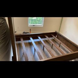 A.R.T Furniture Stockyard Queen Panel Bed Frame In Oak