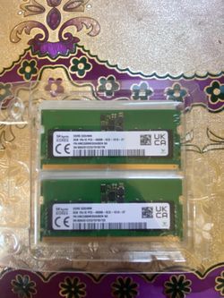 DDR 5 laptop ram 2x 8gb pc5-4800B