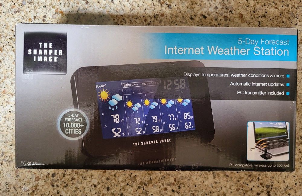 Sharper Image 5 Day Weather Station