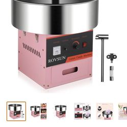 Cotton Candy Machine with Bowl Pink