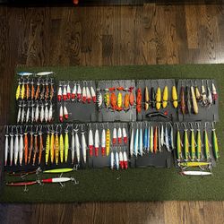 Musky…pike… bass… Saltwater Fishing Lures.