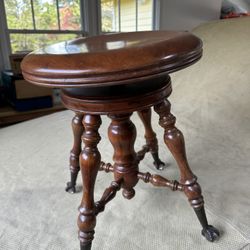 Antique Piano Stool