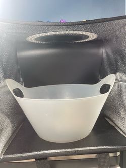 White Plastic Bowl with Handles - 10.5”